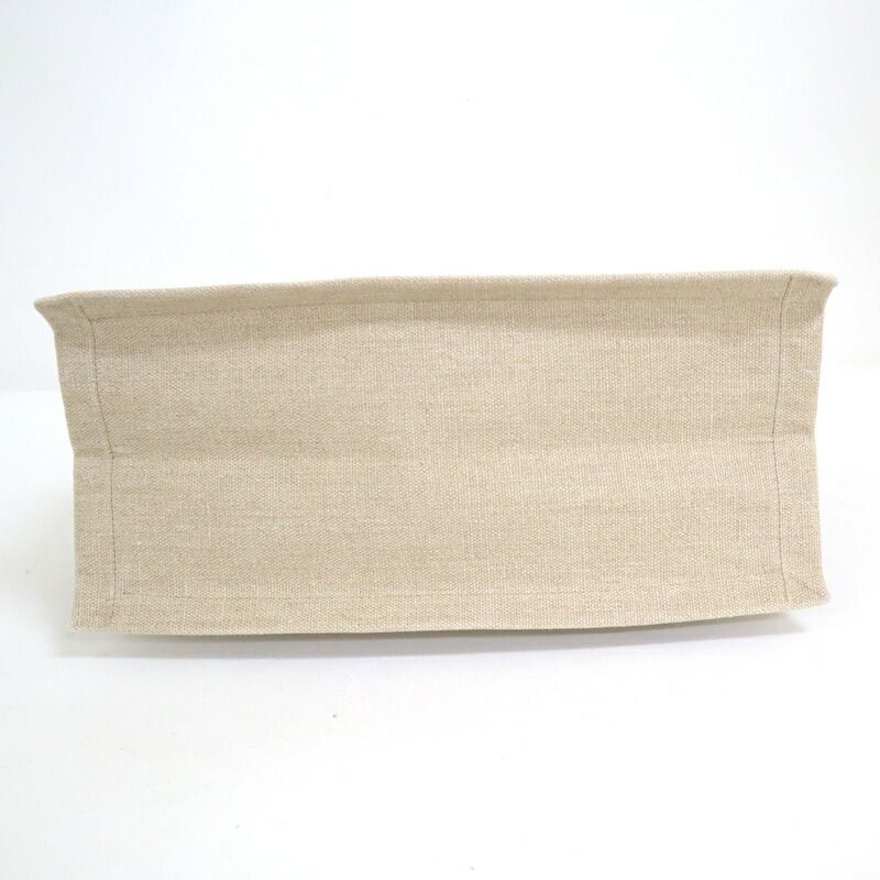 Saint Laurent Rivego Chute Bag Canvas Leather Beige Off White Off-white X Black