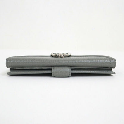 Gucci Horsebit Hook Wallet Leather Moss Gray Silver :moss