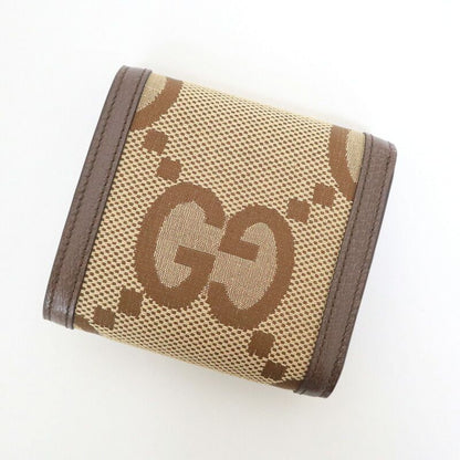 Gucci Diana Compact Wallet GG Canvas Beige Brown