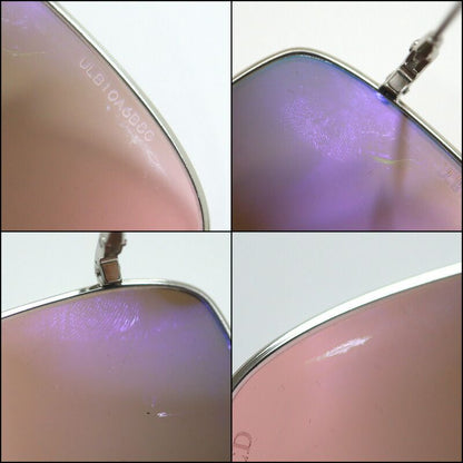 Dior Steria Sunglasses Silver Frame Brown Gradient Lenses