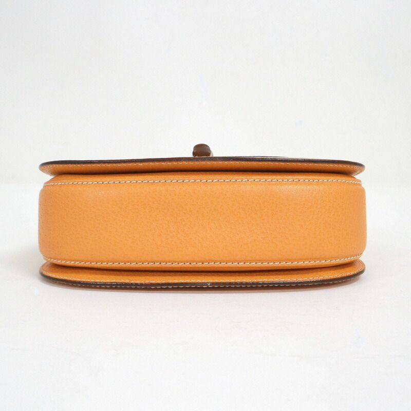 Gucci Bamboo 2-Way Shoulder Bag Leather Brown Gold : Light