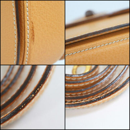 Gucci Bamboo 2-Way Shoulder Bag Leather Brown Gold : Light