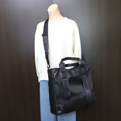 Gucci 2-Way Tote Matte Crystal GG Canvas Black