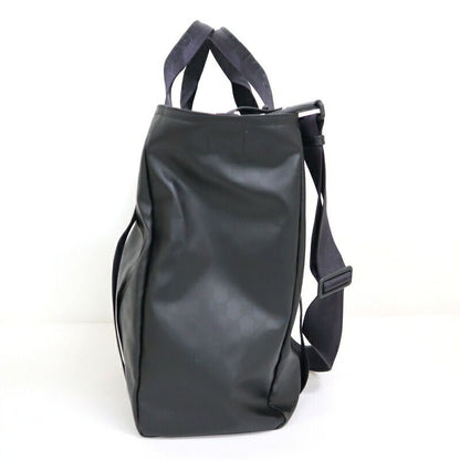 Gucci 2-Way Tote Matte Crystal GG Canvas Black