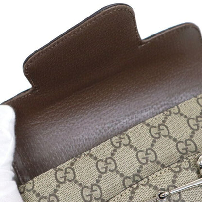 Gucci Horsebit Shoulder Bag GG Supreme Brown
