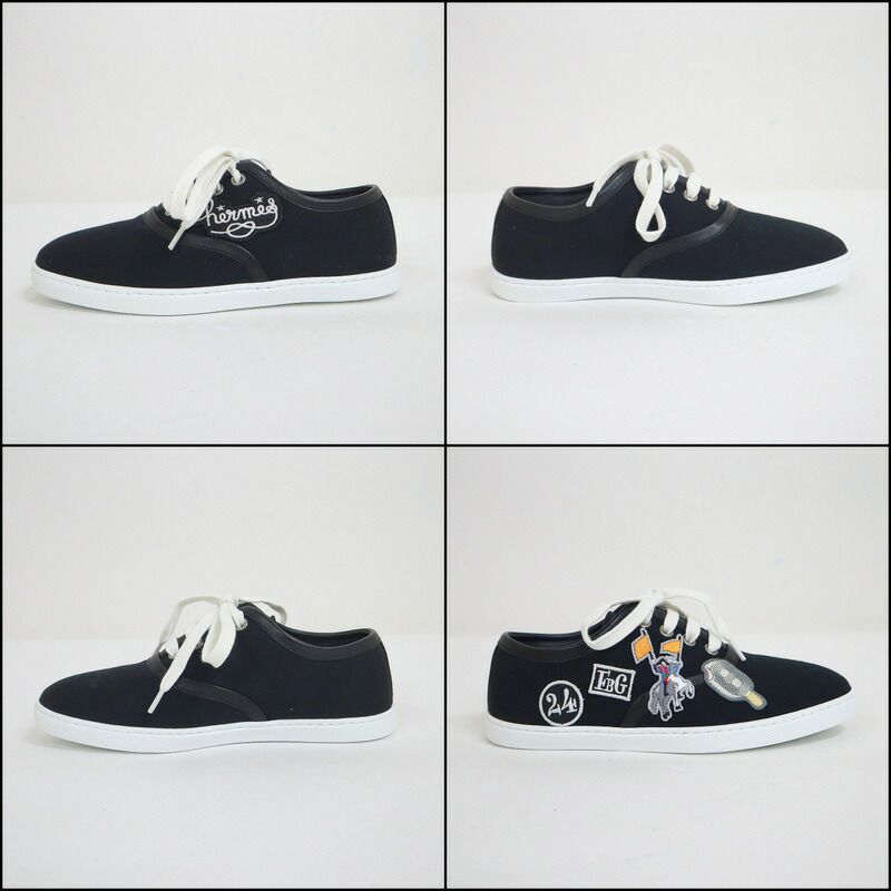 Hermes Sneakers Innocent Black 35.5