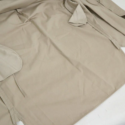Hermes Long Coat Beige with Solder Mark Sta 38