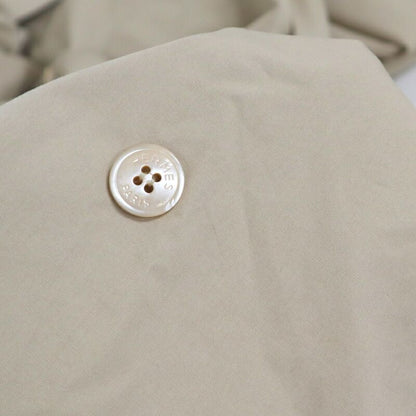 Hermes Long Coat Beige with Solder Mark Sta 38