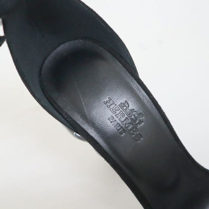 Hermes Dolly Sandals 36 Black