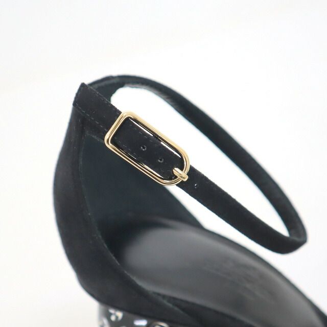 Hermes Dolly Sandals 36 Black