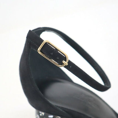 Hermes Dolly Sandals 36 Black