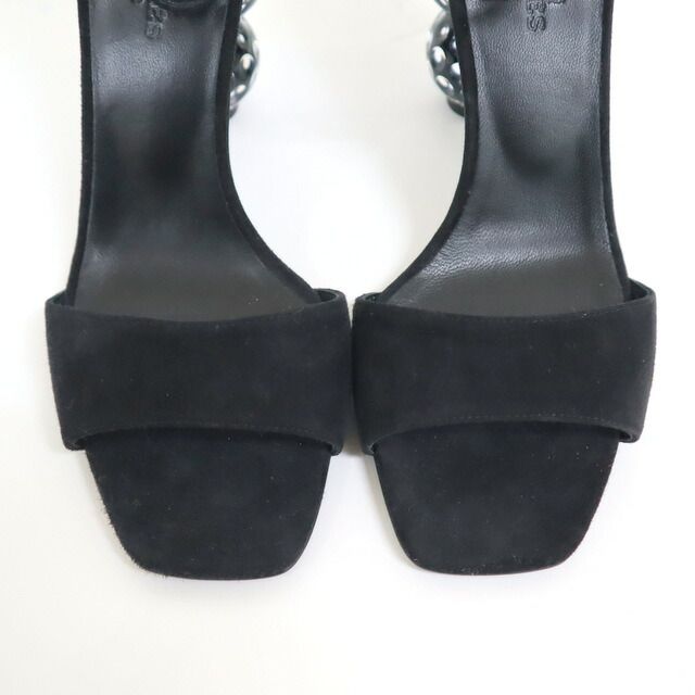Hermes Dolly Sandals 36 Black