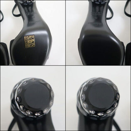 Hermes Dolly Sandals 36 Black