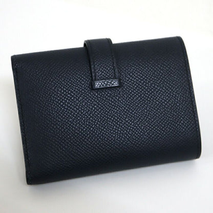 Hermes Bearn Combination Blue Navy Gold Epsom