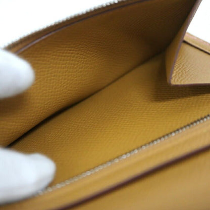 Hermes Bearn Souffle Verso Rose Confetti Gold Epsom Coin Purse :rose Confetti