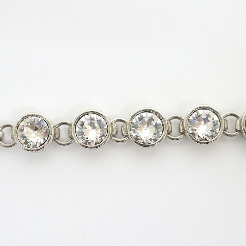 Chanel Earrings Silver :silver Crystal