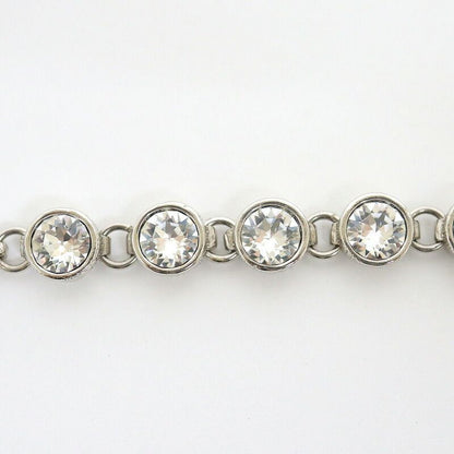 Chanel Earrings Silver :silver Crystal