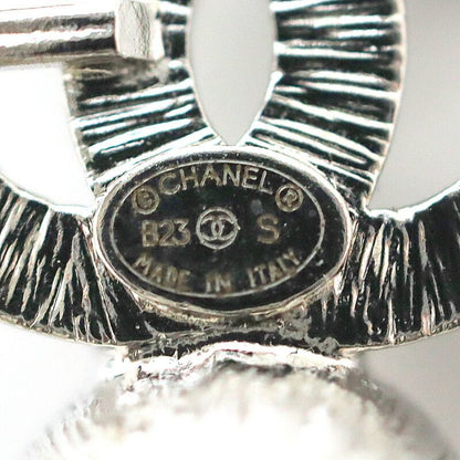 Chanel Earrings Silver :silver Crystal