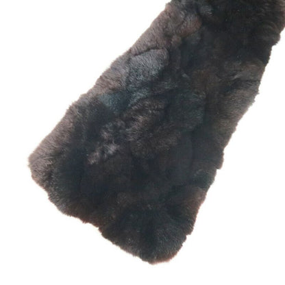 Chanel Lapinfa Scarf Brown Rabbitfa Silk