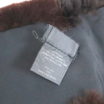 Chanel Lapinfa Scarf Brown Rabbitfa Silk