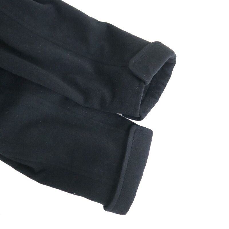 Chanel Che Star Long Coat Cashmere Silk Black 38
