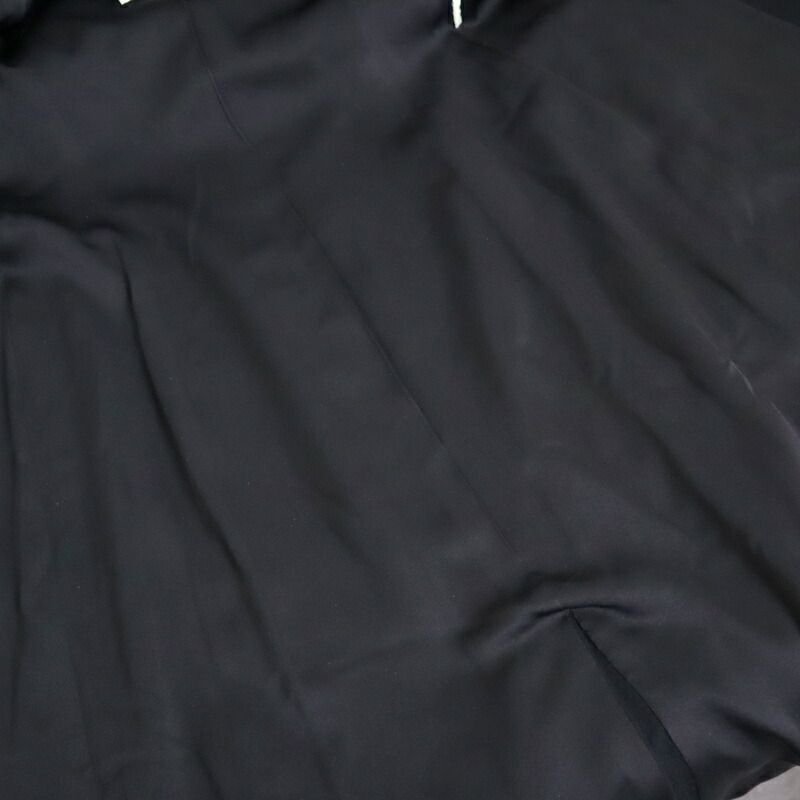 Chanel Che Star Long Coat Cashmere Silk Black 38