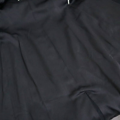 Chanel Che Star Long Coat Cashmere Silk Black 38