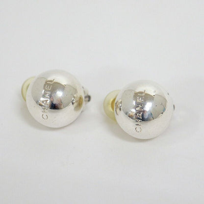 Chanel Round Earrings :silver