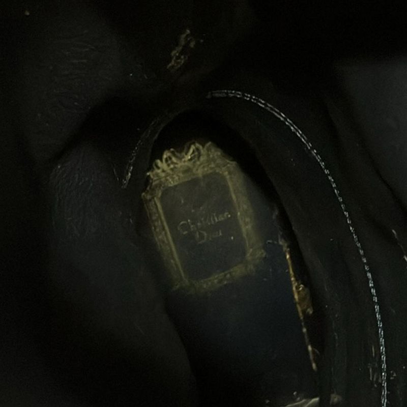 Dior Long Boots 36 Dark Navy Leather