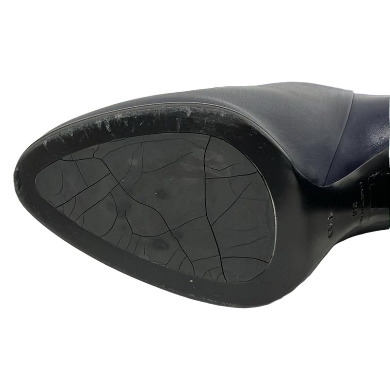 Dior Long Boots 36 Dark Navy Leather