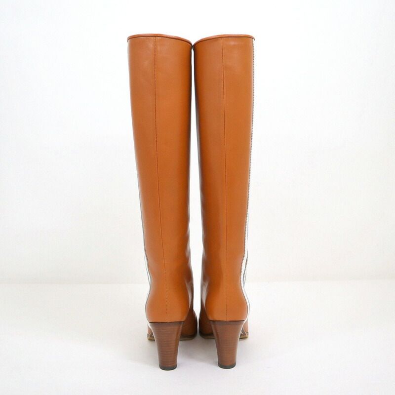 Gucci Adidas Long Boots Knee High 38.5 Brown :