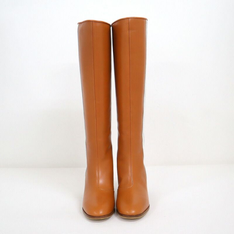 Gucci Adidas Long Boots Knee High 38.5 Brown :