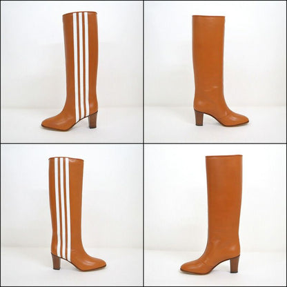 Gucci Adidas Long Boots Knee High 38.5 Brown :