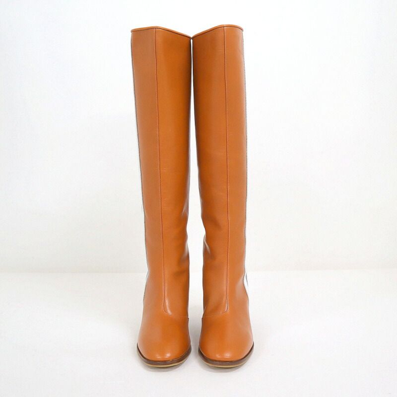 Gucci Adidas Long Boots Knee High 36.5 Brown :