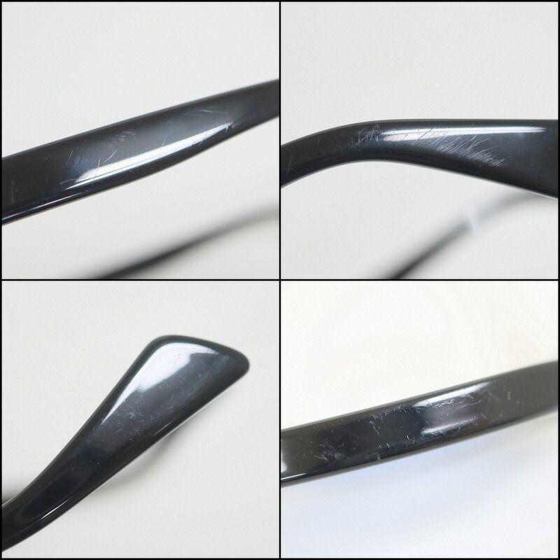Gucci Sunglasses Plastic Black Blue Lens