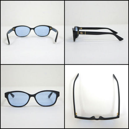 Gucci Sunglasses Plastic Black Blue Lens