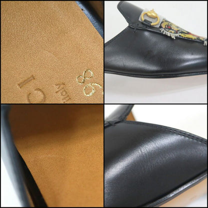 Gucci Prince Town Leather Slippers Taiga Black 35