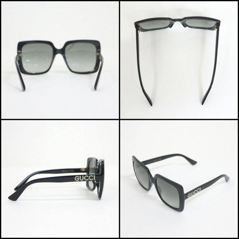 Gucci Sunglasses Plastic Black