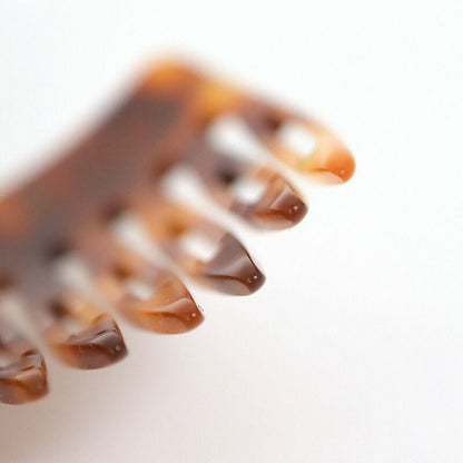 Gucci Hair Comb Brown Rhinestone Plastic