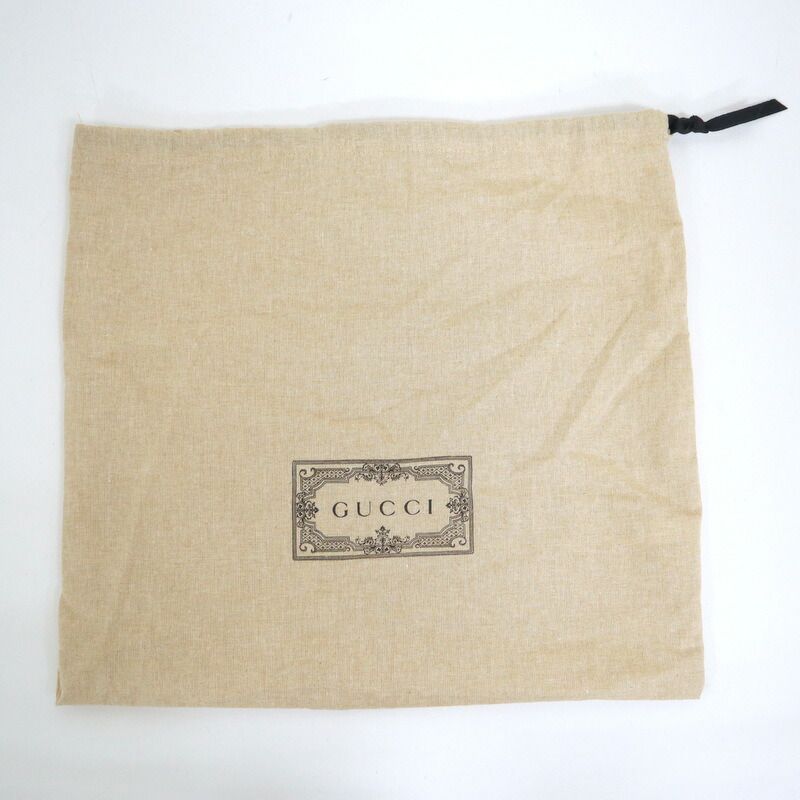 Gucci Clutch Logo Star Leather Silver White Gold