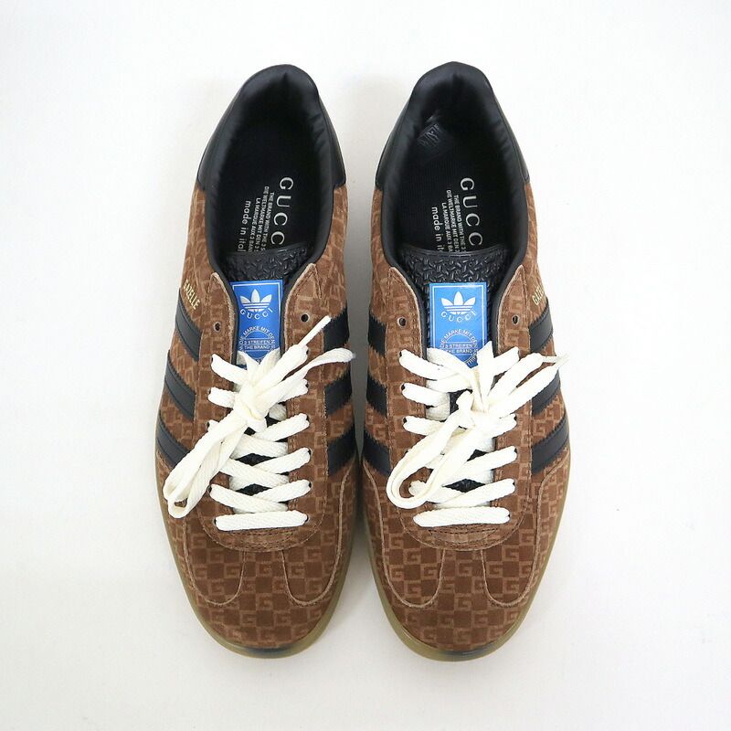 Gucci Adidas Gazelle Sneakers Brown
