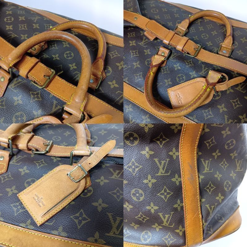 Louis Vuitton Monogram Cruiser 55 Boston Bag Brown