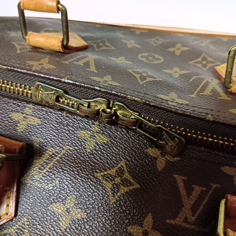 Louis Vuitton Monogram Cruiser 55 Boston Bag Brown