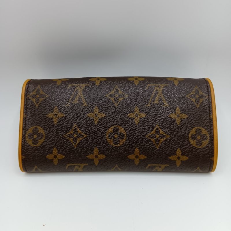 Louis Vuitton Monogram Pochette Twin PM Shoulder Bag Brown