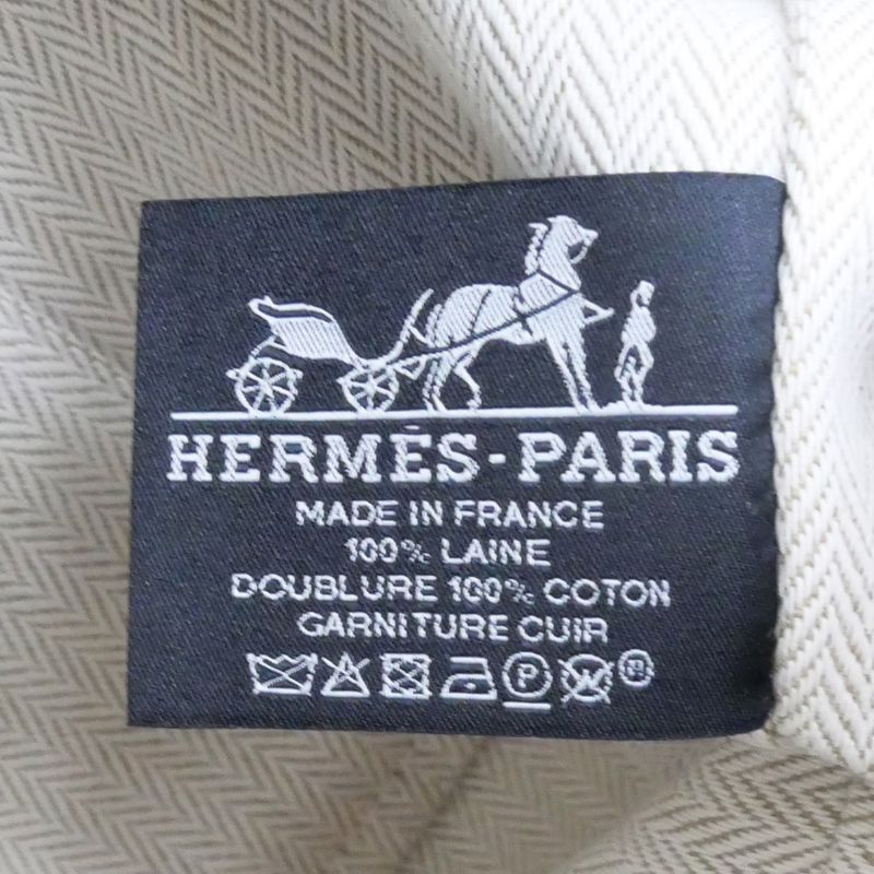 Hermes Brid-a-brac GM Eau Carre Handbag Pouch Segle Beige