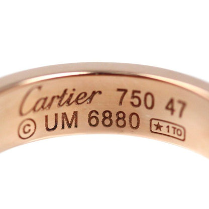 Cartier 18K Pink Gold Mini Love Diamond Ring 47