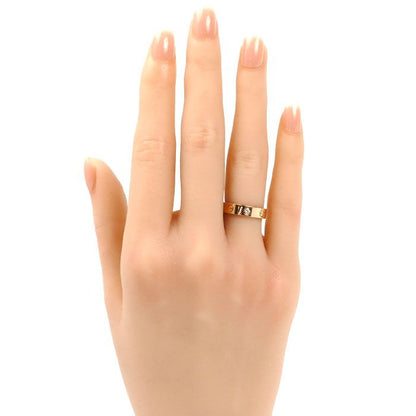Cartier 18K Pink Gold Mini Love Diamond Ring 47