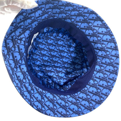 Dior Teddy-d Oblique Trotter Bucket Hat Navy Kids Blue
