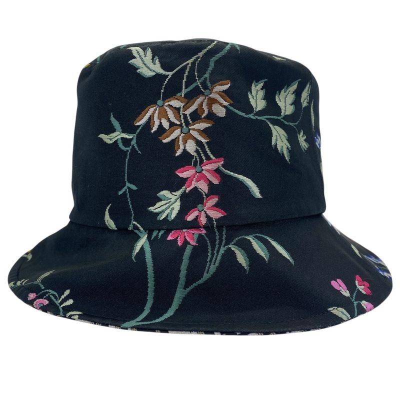 Dior Teddy-d Oblique Trotter Bucket Hat Reversible Black Gray Multicolor
