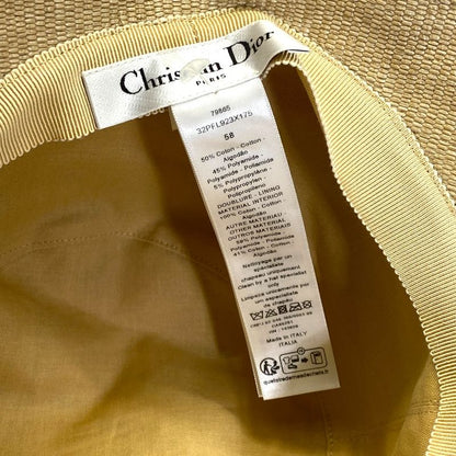 Dior D-bobby Bucket Hat Bob Hat Flower Beige Multicolor